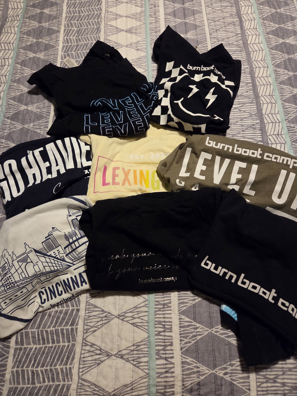 Burn Boot Camp Women's Tops Lot